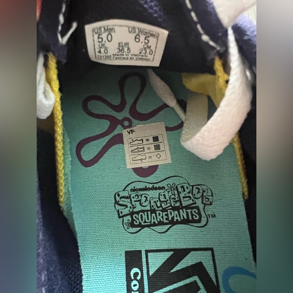 Vans SpongeBob Aloha Bob Comfy
Cush Authentic Mens Size 5 Women’s Size 6.5 - Picture 3 of 12